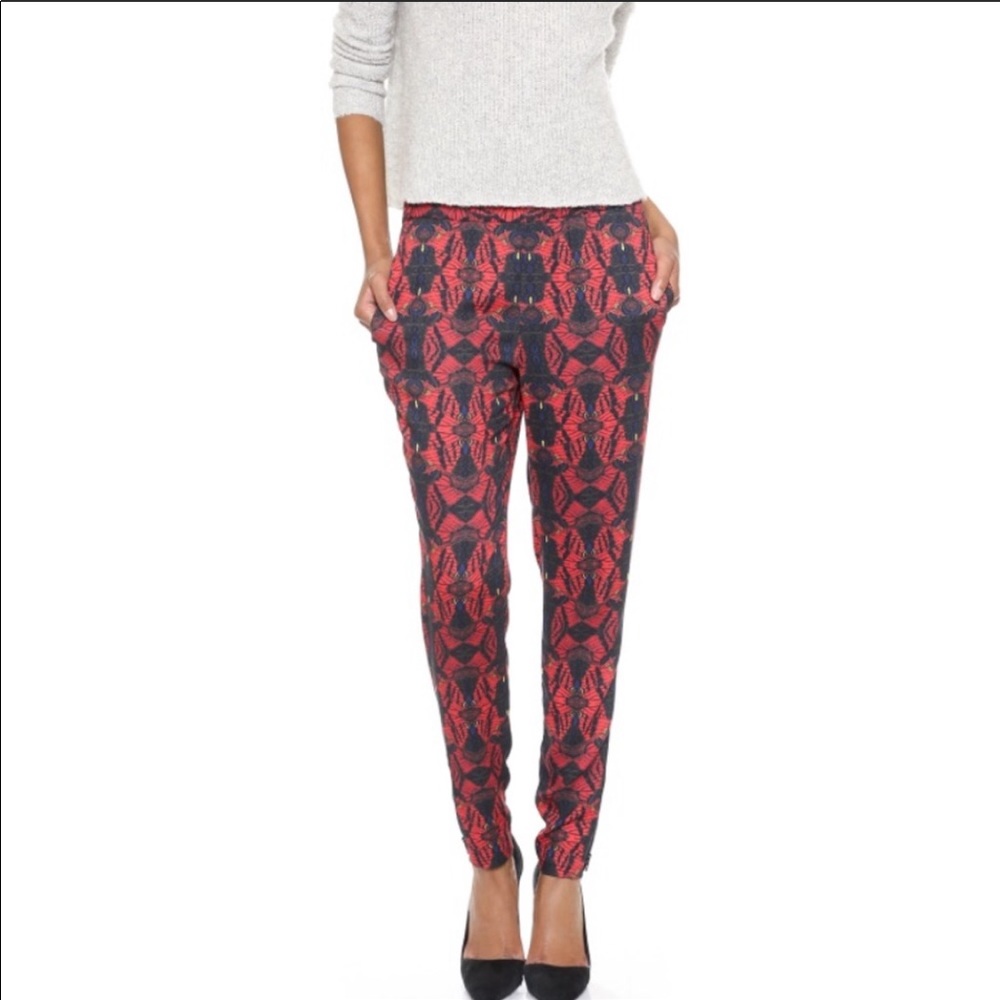 Alice + Olivia elastic waist gathered pant